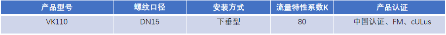 FM認(rèn)證viking 威景下垂噴頭VK110