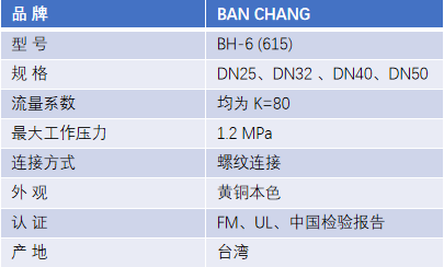 FM認(rèn)證viking 威景BH-6 (615)型末端測(cè)試閥DN50